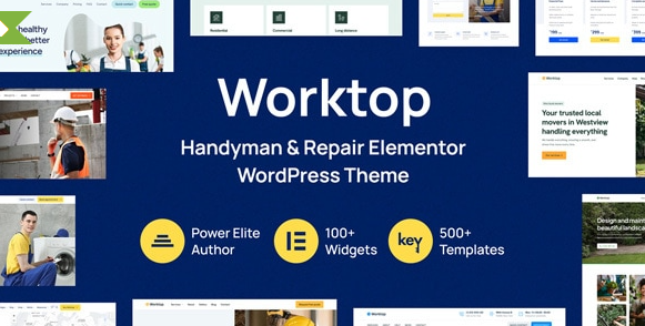 Worktop - Handyman & Repair Elementor WordPress Theme